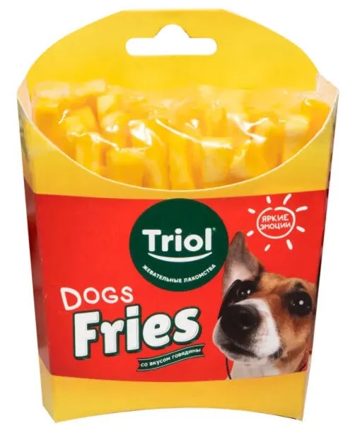 Картофель фри для собак Triol fun food 100 г