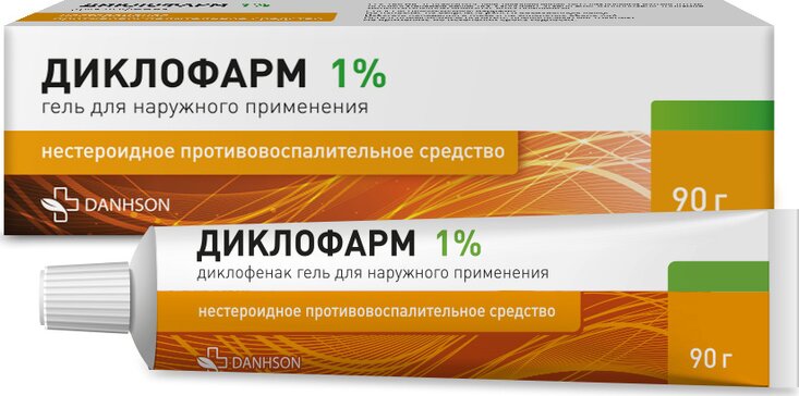 Диклофарм гель д/наружн.прим-я 1% 90г