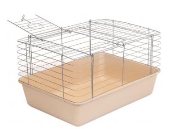 Клетка для морских свинок бежевая Дарэленд марта-1 без наполнения 42.5х30.5х23.5см