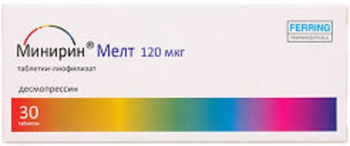 Минирин Мелт таблетки-лиофилизат 120 мкг N 30