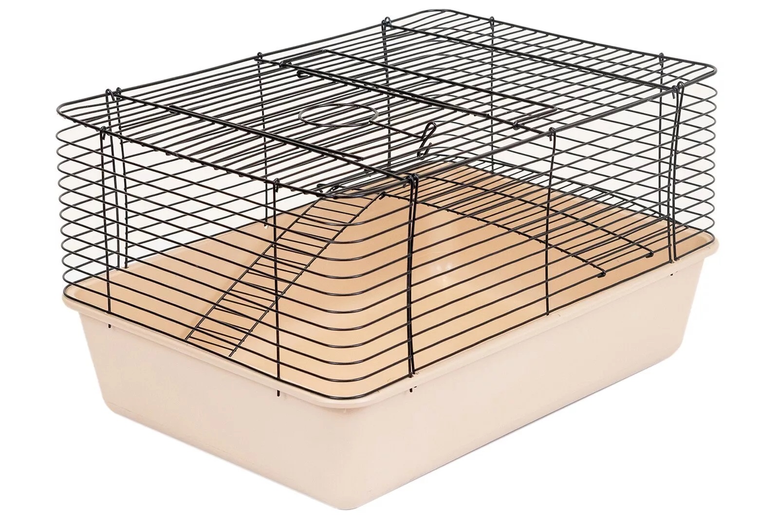 Клетка складная для мелких грызунов бежевая 1 этаж Дарэленд стюарт-1 без наполнения 42.5х30.5х24см