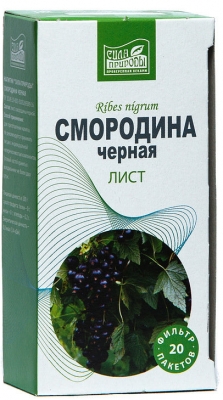 Сила природы напитки Смородина черная лист ф/п 1,5г N 20