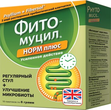 Фитомуцил норм плюс пак 6 г N 10