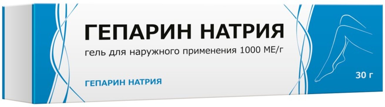 Гепарин гель д/наруж применения 1000МЕ/г 30г N 1