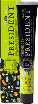 Президент паста зубная детская 12+ джуси лайм 70г N 1
