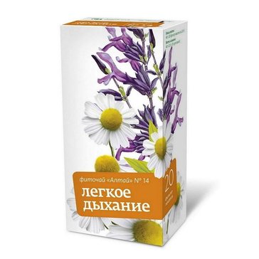 Алтай фиточай N 14 Легкое дыхание ф/п 2г N 20