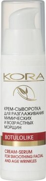 Кора Крем-сыворотка для разглаживания мимич/возрастн морщин эффект ботокса 30мл