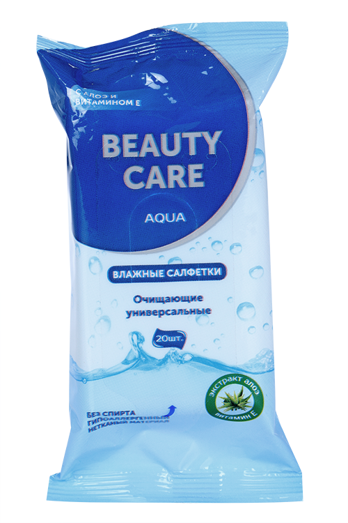 Салфетки влажные универсальные Алое+вит.Е N20