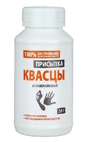 Квасцы присыпка 50г для ног от потливости