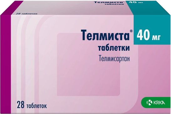 Телмиста тб 40 мг N 28