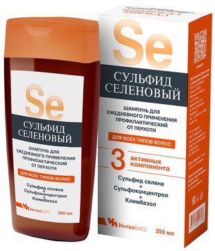 Сульфидселеновый шампунь профилактический для ежедневного применения 250мл N 1