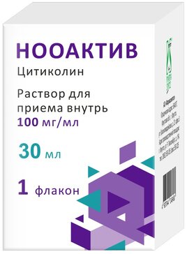 Нооактив р-р для приема внутрь 100мг/мл фл 30мл