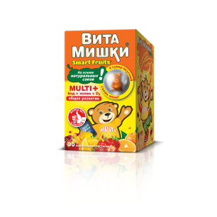 ВитаМишки Мульти + йод + холин + вит Д3 №30 пастилки массой 2.5 г