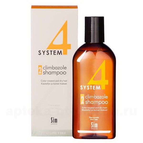 System4 шампунь-2 215мл терапевтический для сухих/поврежденных/окрашенных волос