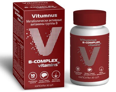 Vitumnus B-Complex Витамины группы В капс N 30