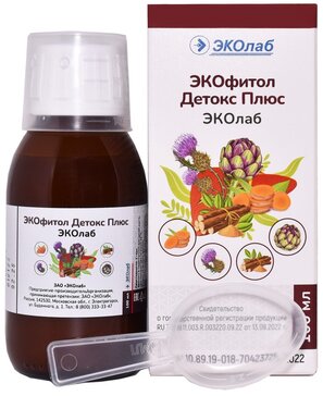 Экофитол детокс плюс р-р д/приема внутрь фл 100мл N 1