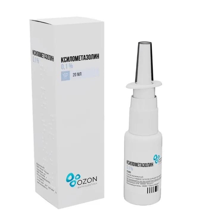 Ксилометазолин спрей назальный 0,1% 20мл N 1