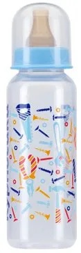 Курносики бутылочка полипропиленовая с латексной молочной соской 250мл /11145/