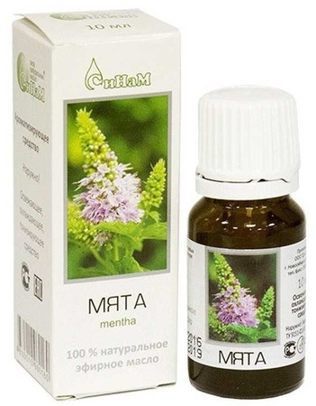 Масло мяты эфирное 10мл в инд.уп N 1