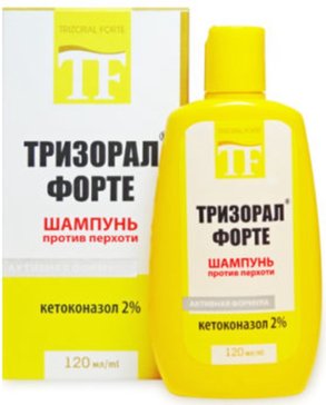 Тризорал форте шампунь против перхоти 120 мл