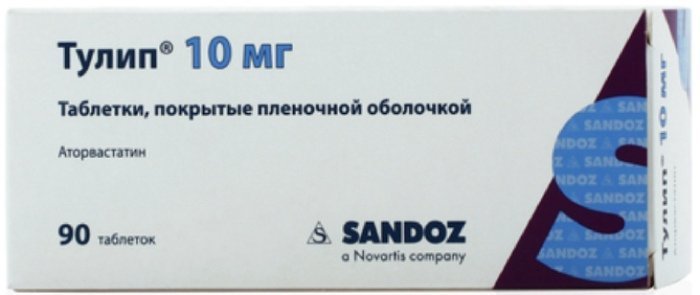 Тулип тб п/о 10 мг N 90
