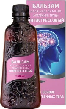 Алтайские травы бальзам при стрессах пустырник/шиповник 250 мл