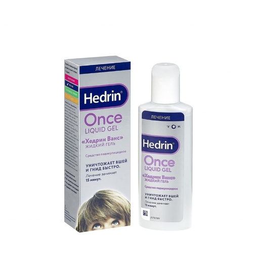 Hedrin Once средство педикулицидное жидкий гель 100мл