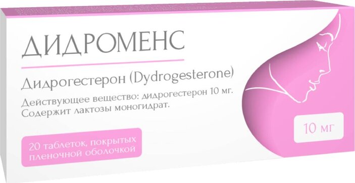 Дидроменс таб п/о 10мг N 20
