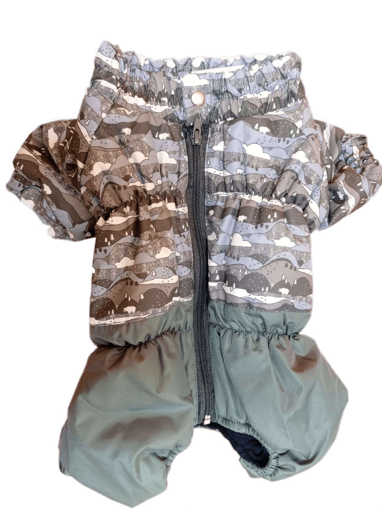 Комбинезон зимний универсальный для собак мопс умка р.т30