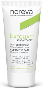 Noreva Эксфолиак Акномега 100 кераторегулирующий уход 30мл матирующий