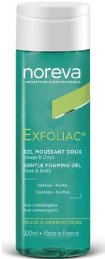 Noreva Эксфолиак гель мягкий для лица и тела очищающий фл 200мл N 1