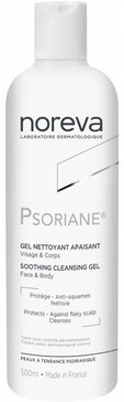 Noreva Псориан гель очищающий/успокаивающий 500 мл