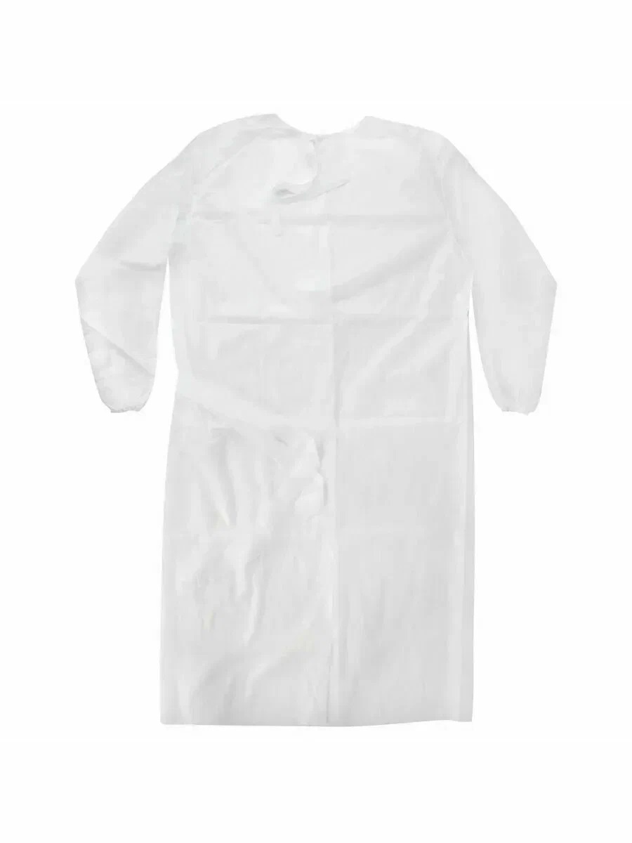 Халат хирург однораз стерильн 140см  р.52_54 белый  N 1