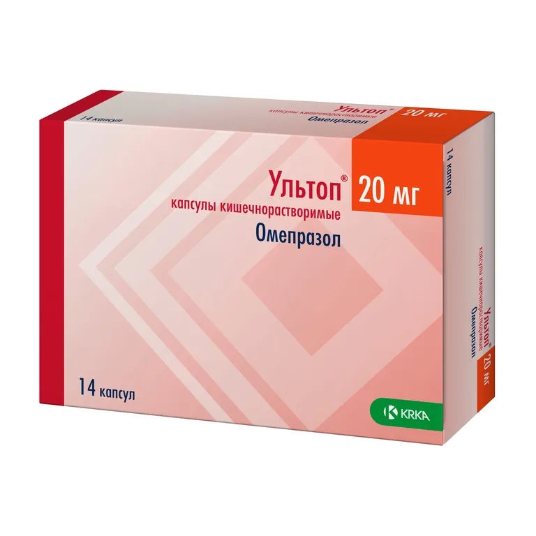 Ультоп капс 20мг N 14