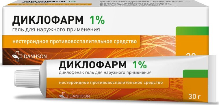Диклофарм гель 1% 30г N 1