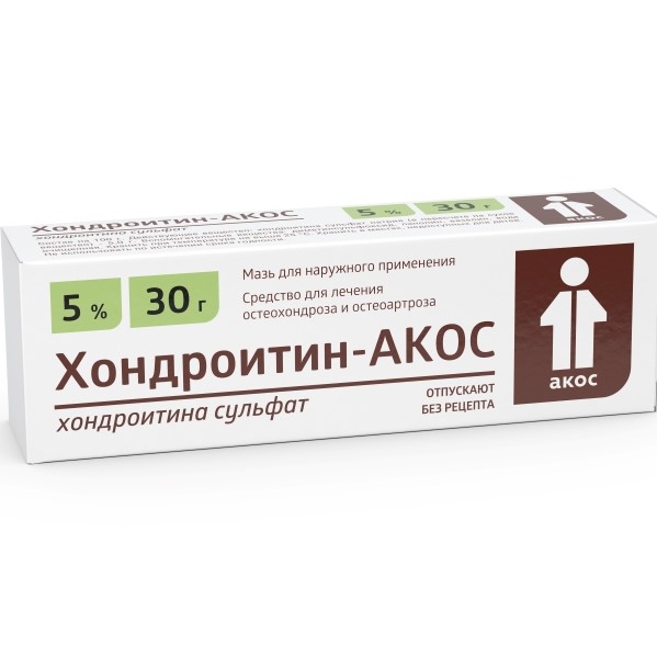 Хондроитин-АКОС мазь туба 5% 30г