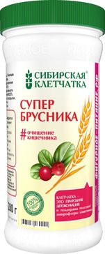 Клетчатка Сибирская 280гр Супербрусника N 1