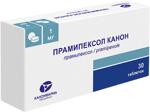 Прамипексол тб 1мг N 30