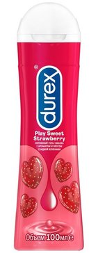 Durex Play Гель-смазка SWEET STRAWBERRY 100мл клубника N 1