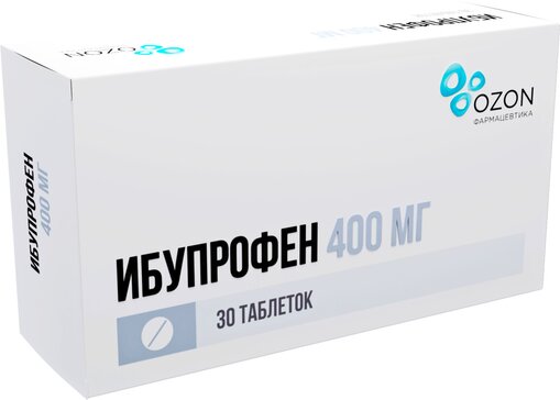 Ибупрофен таб п/об плен 400мг N 30