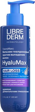 Либридерм ГиалуМакс бальзам гиалуроновый от против выпадения волос фл 225мл N 1