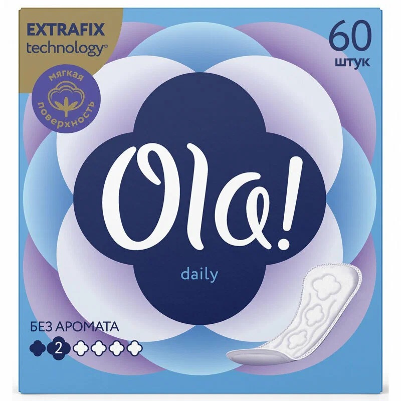 Ola Daily прокладки ежедневные нежные N 60