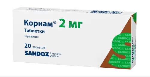 Корнам тб 2мг N 20