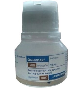 Омнипак р-р для инф 300мг йода/мл фл 50мл N 10