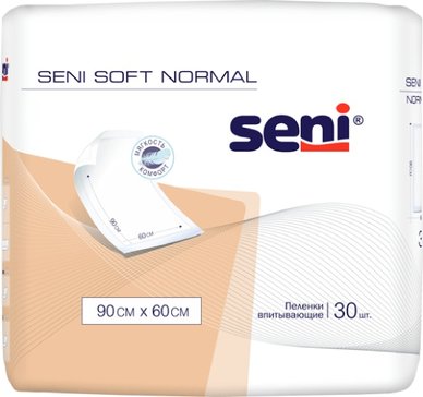 Пеленка гигиеническая Seni soft normal 60x90см N 30