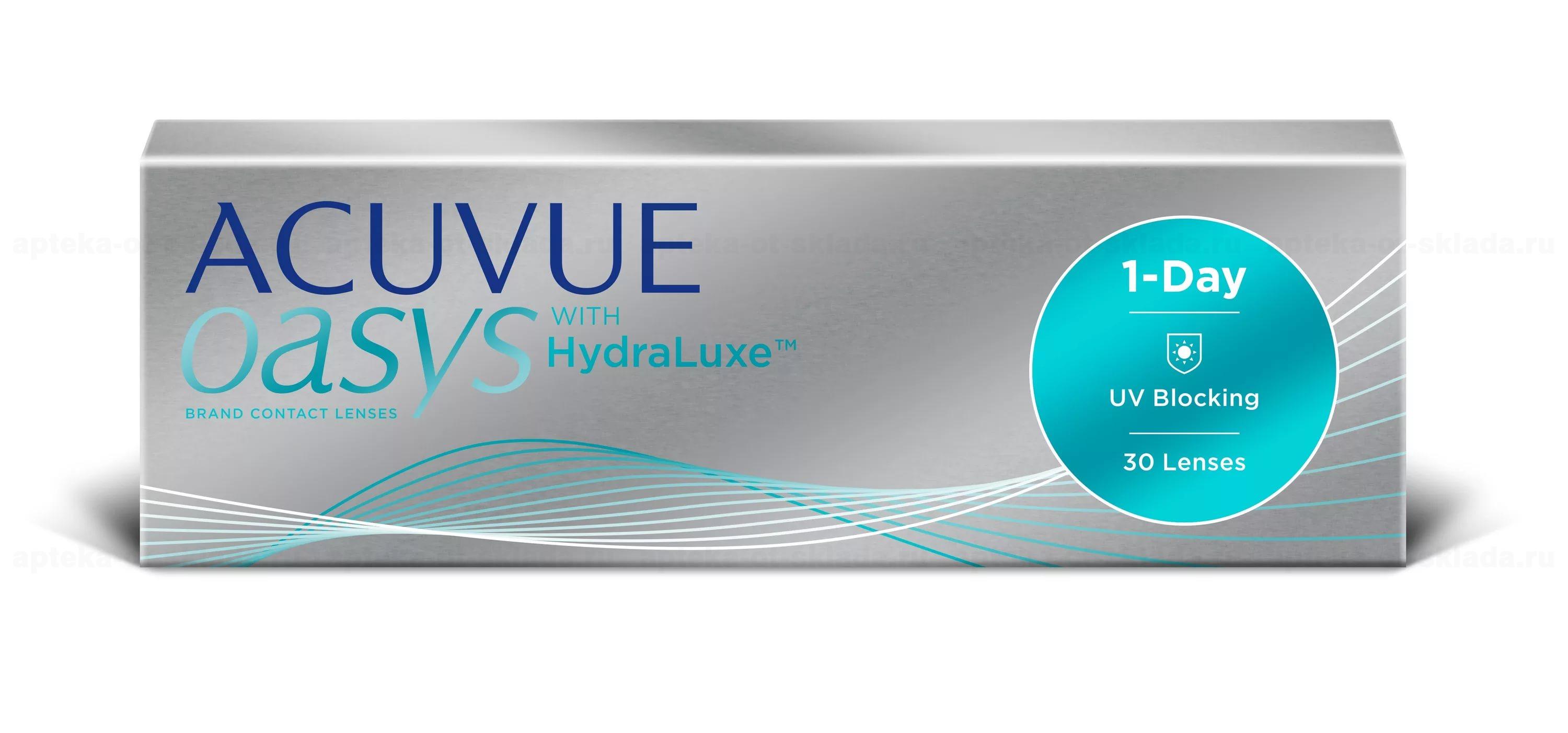 Линзы контактные 1 Day Acuvue OASYS with HydraLuxe 8.5/ -6.50 N 30
