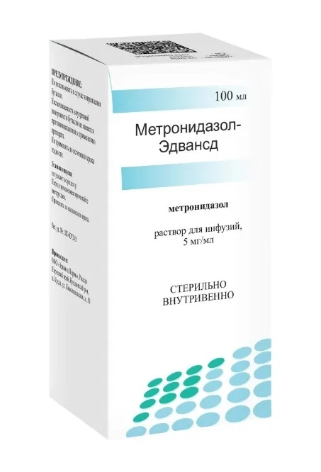 Метронидазол-эдвансд р-р д/инф. 5мг/мл 100мл бут. n1