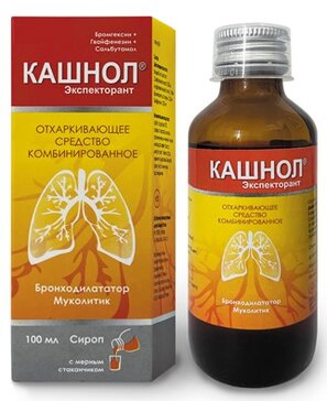 Кашнол сироп фл 100мл