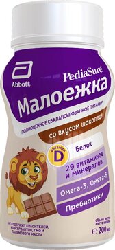 Педиашур малоежка шоколад 200 мл