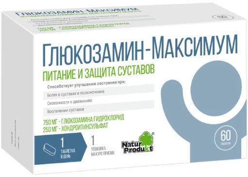 Глюкозамин Максимум тб N 60